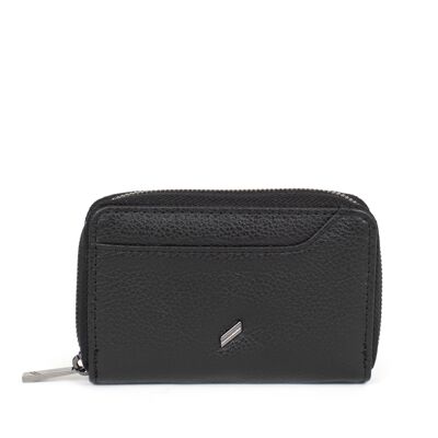 TOGETHER - Stop RFID card holder in black cowhide leather - DH-188169-0100-TU