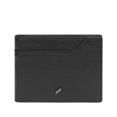 TOGETHER - Portefeuille italien Stop RFID en cuir de vachette noir - DH-188171-0100-TU