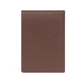 TOGETHER - Porte-passeport Stop RFID en cuir de vachette chocolat / marron foncé - DH-188184-A920-TU 3