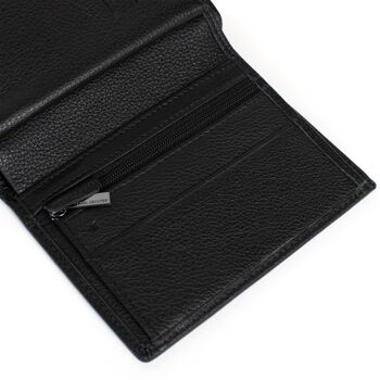 TOGETHER - Portefeuille européen Stop RFID en cuir de vachette noir - DH-188194-0100-TU 5