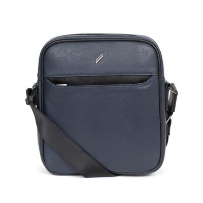 TOGETHER - Rindsleder Satchel navy / schwarz - DH-189426-2101-TU