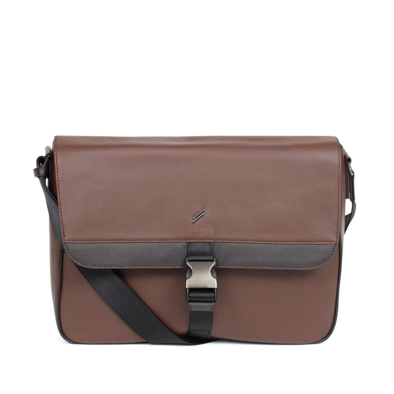 TOGETHER - 13" & A4 carniere in pelle di vacchetta cioccolato / testa di moro - DH-189425-A920-TU