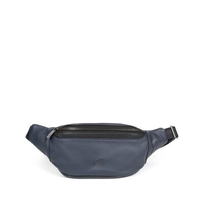 TOGETHER - Cowhide belt bag navy / black - DH-189431-2101-TU