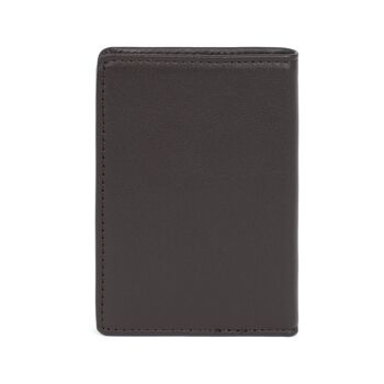 GENTLE - Porte-cartes Stop RFID en cuir de vachette marron - DH-458157-2200-TU 3