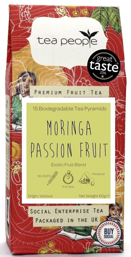 Moringa Passion Fruit - 15 Pyramid Retail Pack