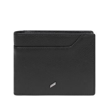 TOGETHER - Portefeuille italien Stop RFID en cuir de vachette noir - DH-188192-0100-TU 1