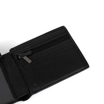 TOGETHER - Portefeuille italien Stop RFID en cuir de vachette noir - DH-188192-0100-TU 5
