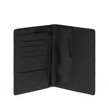 GENTLE - Porte-passeport Stop RFID en cuir de vachette noir - DH-458182-0100-TU 2