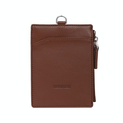 PLAY - COMBINE Stop RFID card holder in cognac cowhide leather - DH-458266-9900-TU