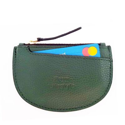 Zrow Lifestyle Curve Coin Purse - Bottle Green