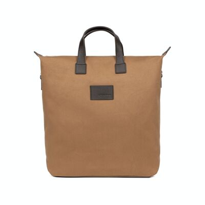 EXPLORE - Handbag COMBINE 15" & A4 tan - DH-659655-A20-TU