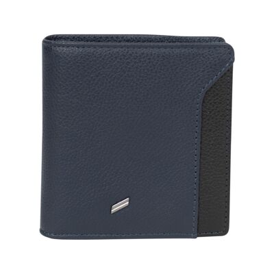 TOGETHER - Portamonete Stop RFID in vacchetta navy / nero - DH-188167-2101-TU