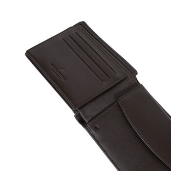 GENTLE - Portefeuille italien Stop RFID en cuir de vachette marron - DH-458162-2200-TU 4