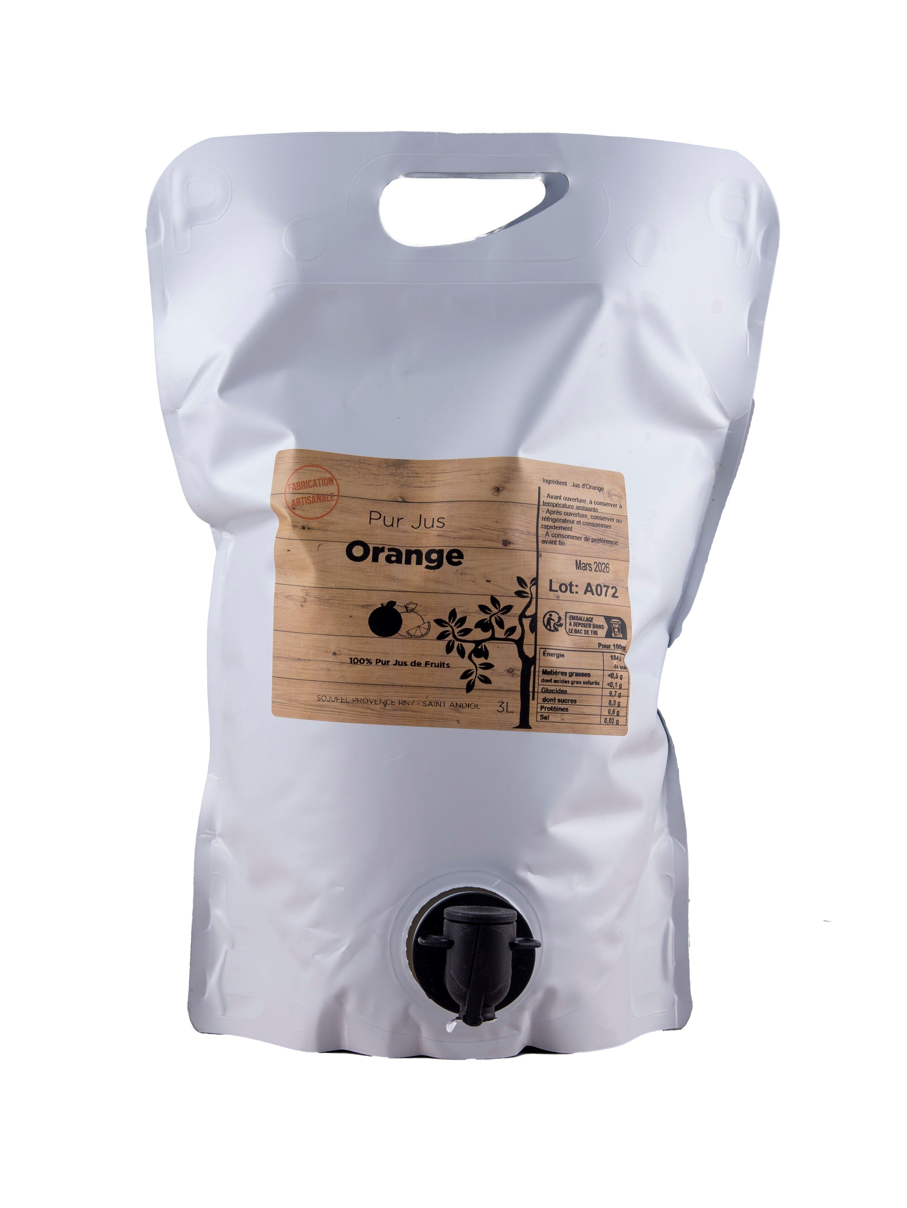 Succo d'arancia puro - 3L - D20