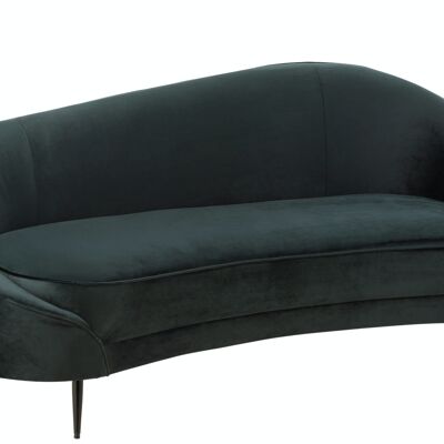 SOFA ELISABETH TEX/MET GRÜN (180x85x79cm)