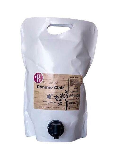 Pur Jus de Pomme Clair de Provence - 3L