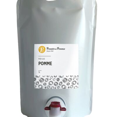 Zumo puro de manzana claro de Provenza - 3L - D21