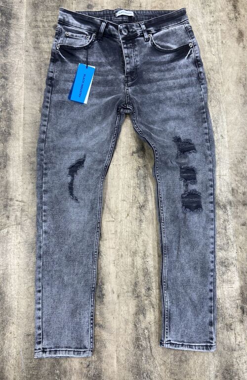 Jeans Skinny Gris 1325