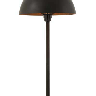 MUSHROOM LAMP MET MAT BLACK (27x27x59cm)