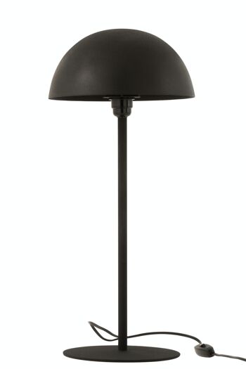 LAMPE CHAMPIGNON MET MAT NOIR (27x27x59cm) 3