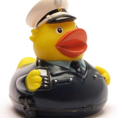 Pato de goma - policía con radio pato de goma