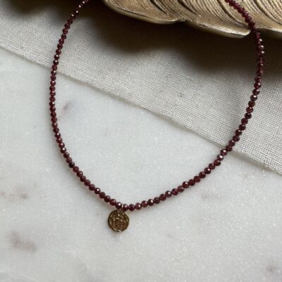 Mireille garnet necklace