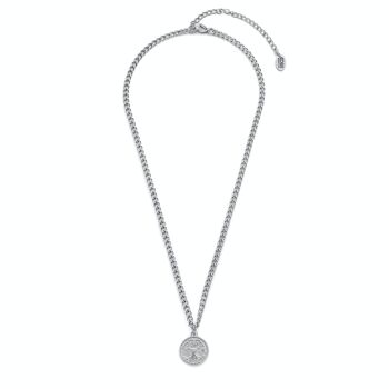 Collier CO88 avec pendentif rond avec arbre de vie IPS 3