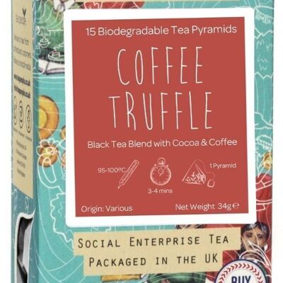 Coffee Truffle - 15 Pyramid Retail Pack
