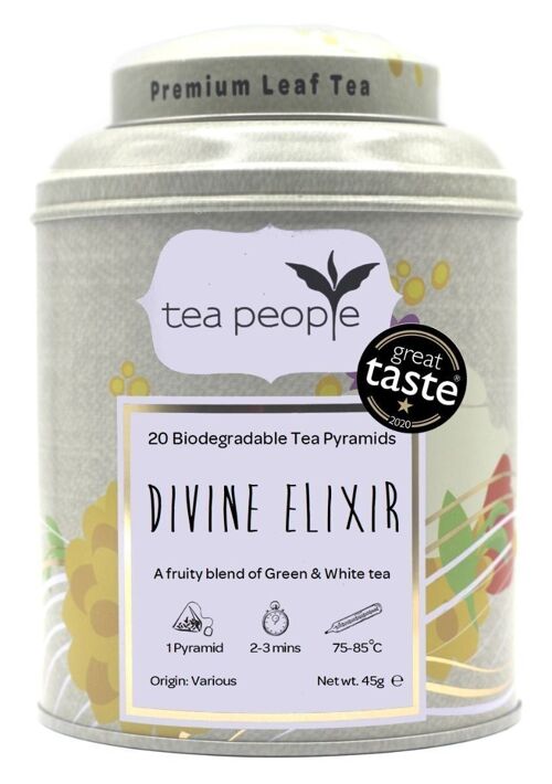 Divine Elixir - 20 Pyramid Tin Caddy
