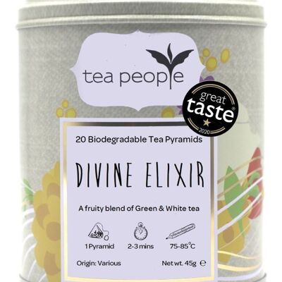 Elixir divino - Carrito de lata de 20 pirámides
