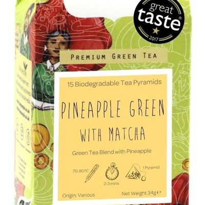 Pineapple Green with Matcha - 15 Pyramid Retail Pack