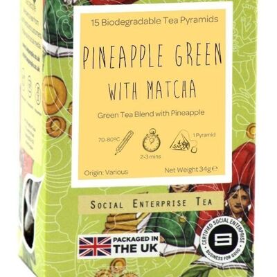 Pineapple Green with Matcha - 15 Pyramid Retail Pack