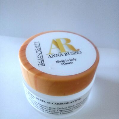 Maschera al Carbone Attivo 50ml , stop occhiaie,detox, esfoliante, punti neri,uomo, donna, viso e corpo