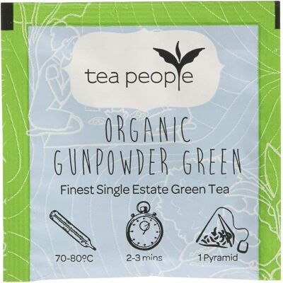 Gunpowder Green biologique - Enveloppes de thé