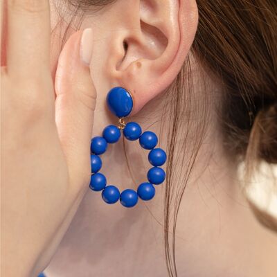 Greek blue Suzon earrings