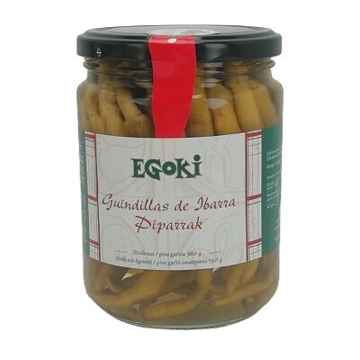 EGOKI - GUINDILLAS de IBARRA peppers (origin Navarre) in vinegar - 380 g