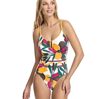 Women's V-cut swimsuit with low-cut cup - W230116_1B-27