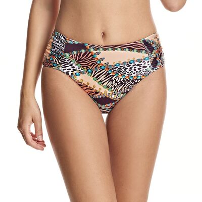 Braga de bikini alta con estampado animal print - W230557_2-27