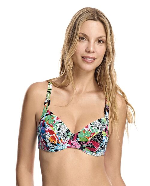 Top de bikini de capacidad con aro y refuerzo bajo pecho - W230935_2D-27