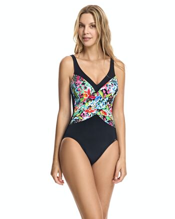 Maillot de bain femme coupe classique décolleté V - W230970_5C-27 1