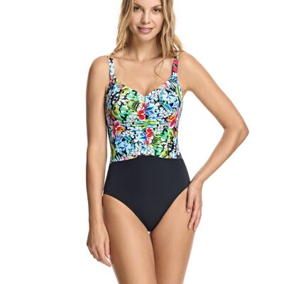 Bañador de mujer de corte pico con copa - W230976_2D-27