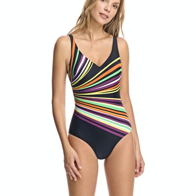 Women's V-cut swimsuit with cup - W231076_1D-27