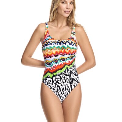 Women's round neckline swimsuit with cup - W231181_6C-27