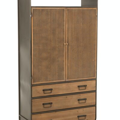 HIGH CABINET 3 DRAWERS ME/BS NO/NA (80x35x180cm)
