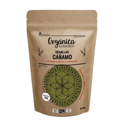 Organic Hemp Seeds - 200g