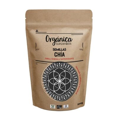 Organic chia seeds - 200g