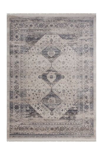 Tapis vintage 703 argent 160 x 230 cm 1