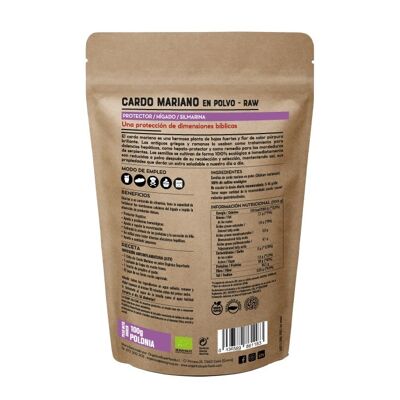 Organic milk thistle powder - 100g