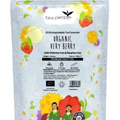 Organic Very Berry Fruit Tea - 50 Pyramid Refill Pack