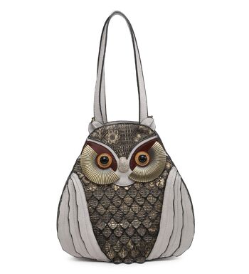 Fait à la main pour dames en forme de hibou conçu sac à main mignon sac à bandoulière unique sac longue sangle - A34218 13